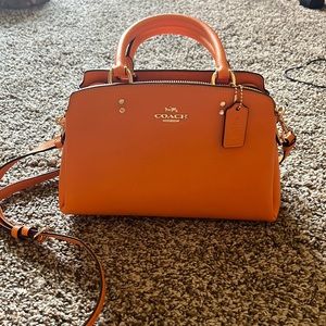 Coach orange purse